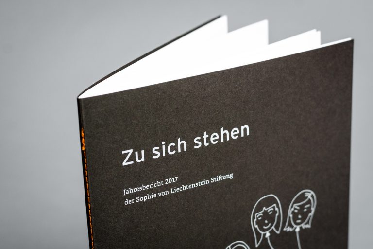 Grafikdesign – Sophie von Liechtenstein Stiftung – Jahresbericht 2017 – Cover