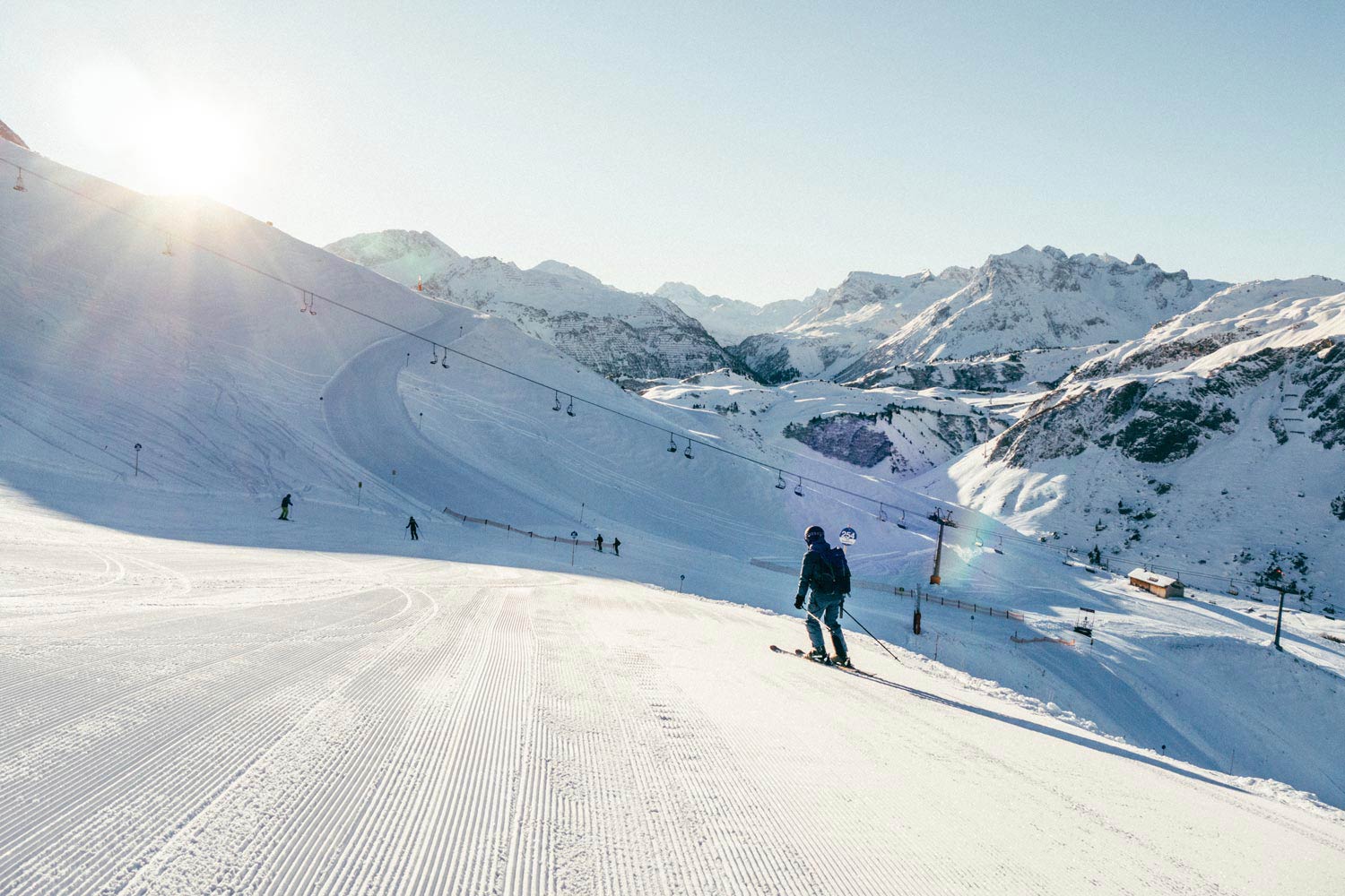 3Tälerpass-Werbekampagne – Skifahren am Sonnenkopf