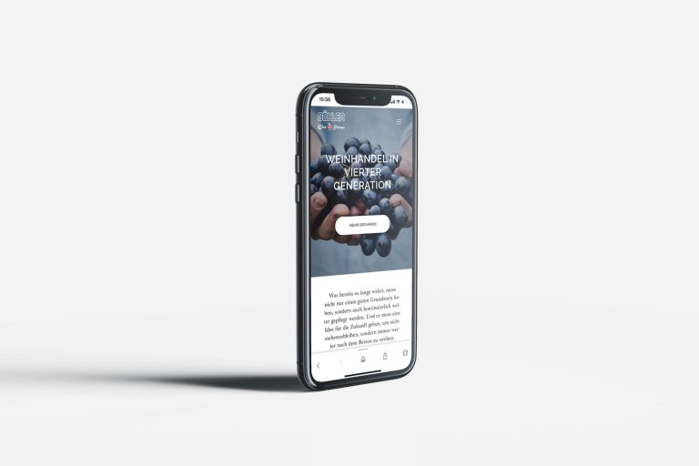 Digitales Marketing – Website Böhler Weine