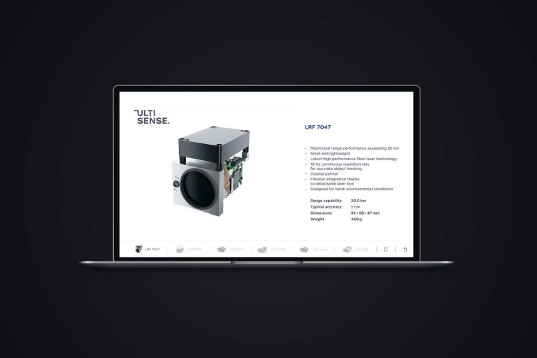 User Interface Design – Safran Vectronix – Division Presentation – Produktdetail