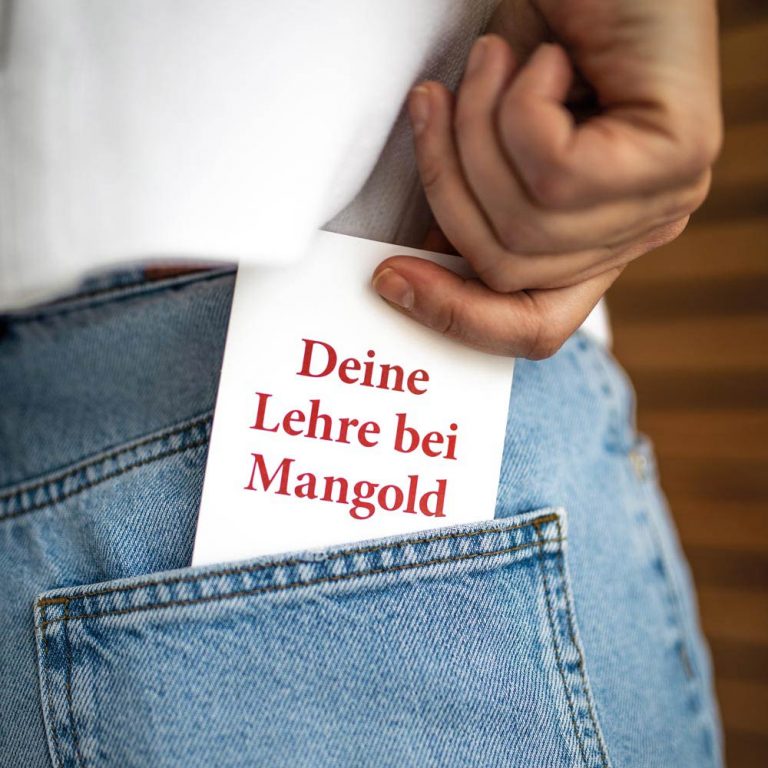 Bäckerei Mangold – Werbekampagne Lehrlinge – Mini Pocket Folder