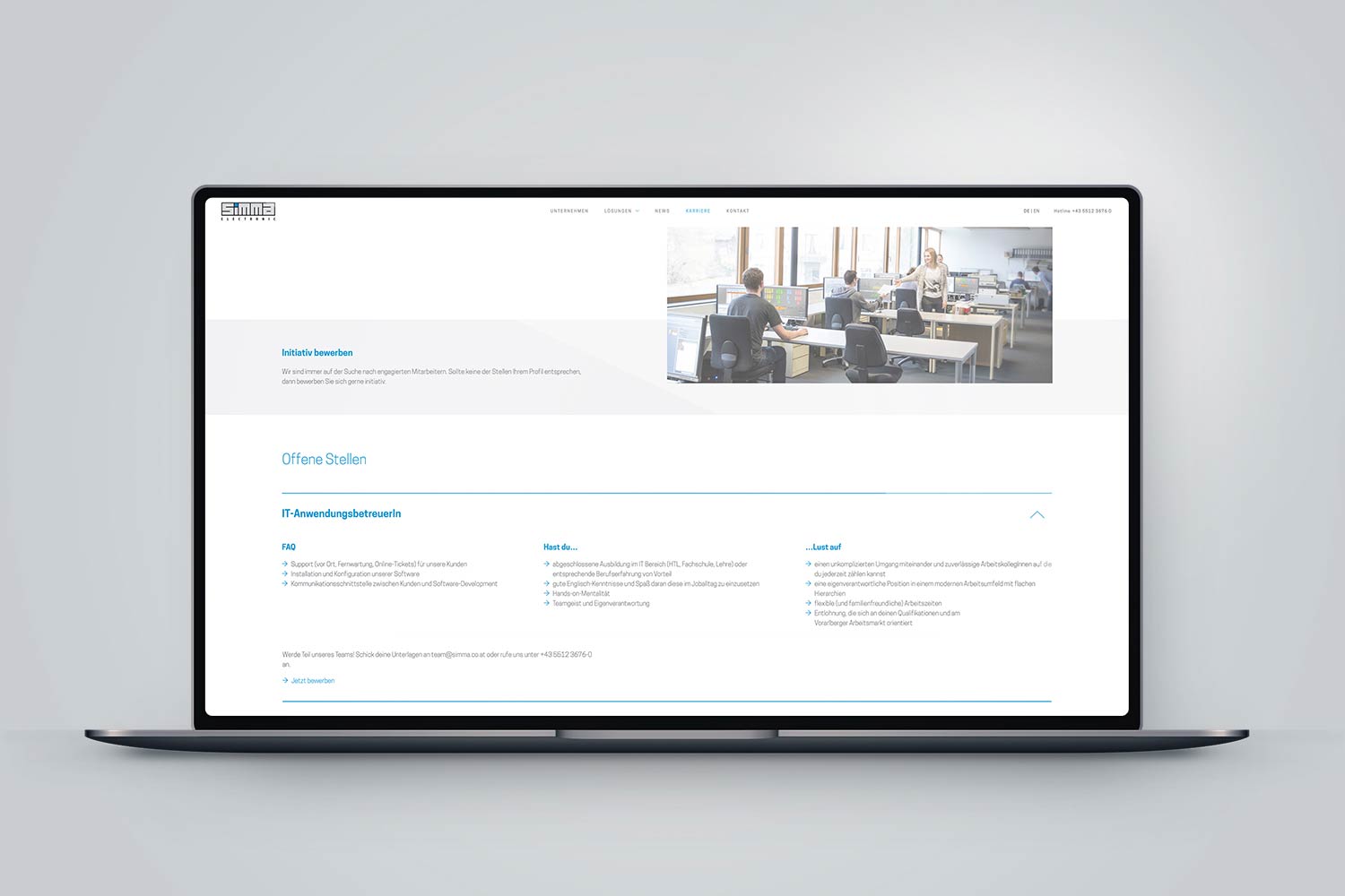 Simma Electronic – Website – Weber, Mathis + Freunde | Werbeagentur ...