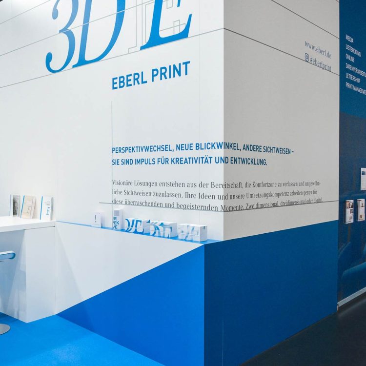 Branded Spaces – Eberl Koesel – Messestand CoReach – Detail