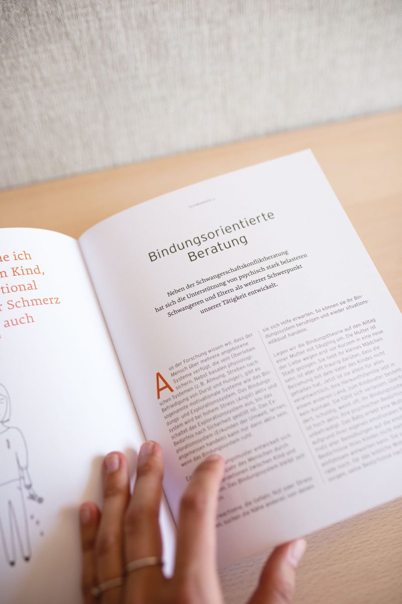 Grafikdesign – Sophie von Liechtenstein Stiftung – Jahresbericht 2019 – Bindungsorientierte Beratung